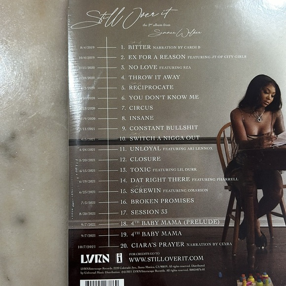 SEALED Summer Walker - Still Over It Vinyl - Picture 3 of 3